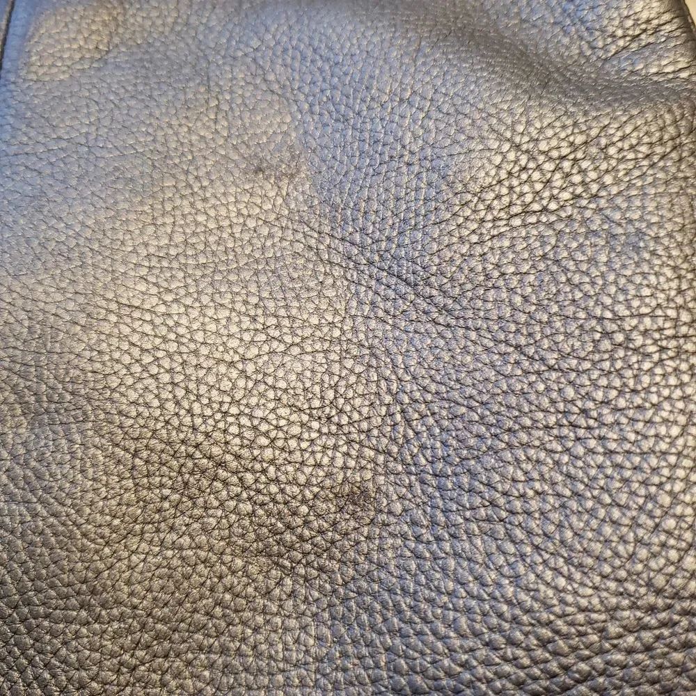 Coach Metallic Crossbody Silver Pewter Mid Size - Picture 6 of 16